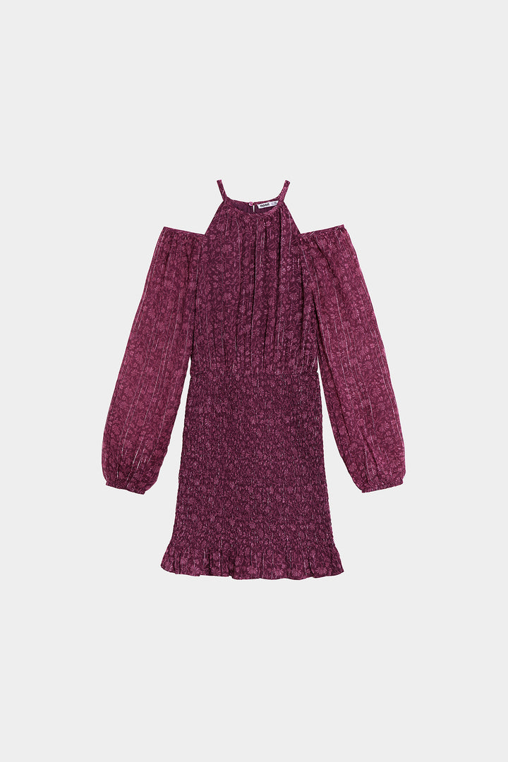 VESTIDO MINI FRUNCIDO