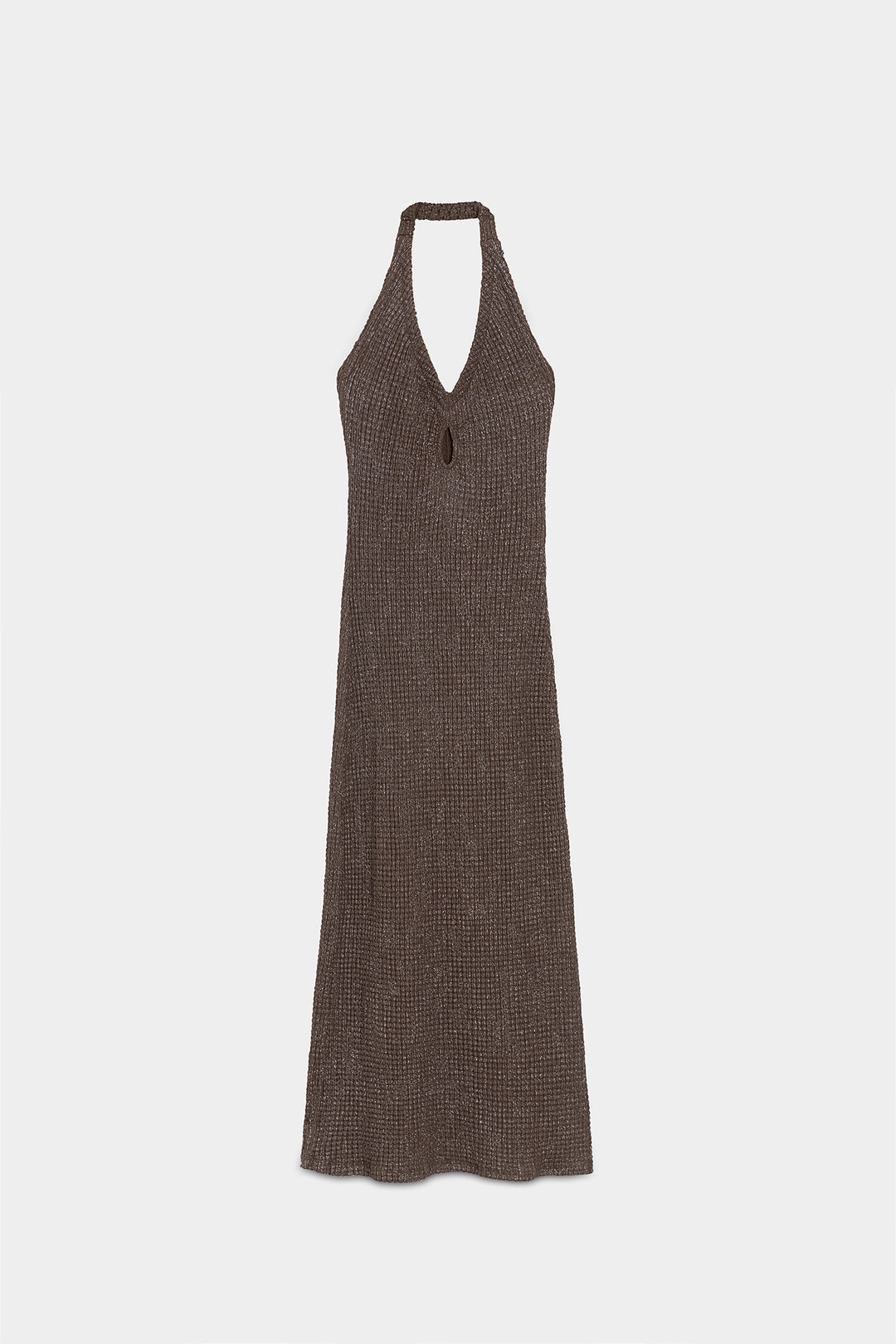 VESTIDO TEXTURA HALTER